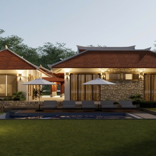 Dự án thi công nhà vườn nghỉ mát