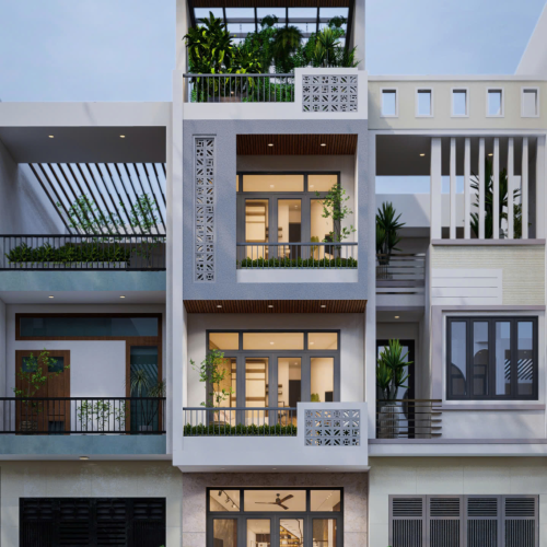 Thiết kế thi công nhà phố